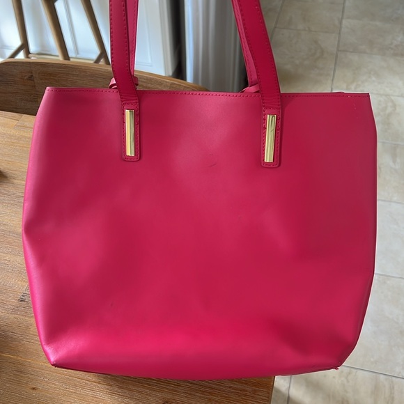 JOY & IMAN Tassel Chic Leather Handbag with Popout Insert - Picture 7 of 7